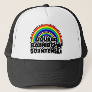 Casquette Double arc-en-ciel si intense