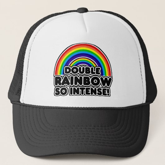 Casquette Double arc-en-ciel si intense (Devant)