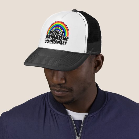 Casquette Double arc-en-ciel si intense (En situation)