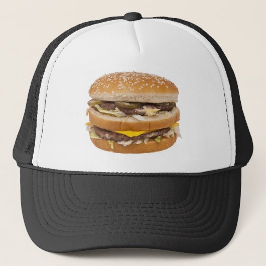 Casquette double cheeseburger (Devant)