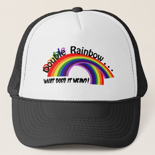 Casquette Double Rainbow (Devant)