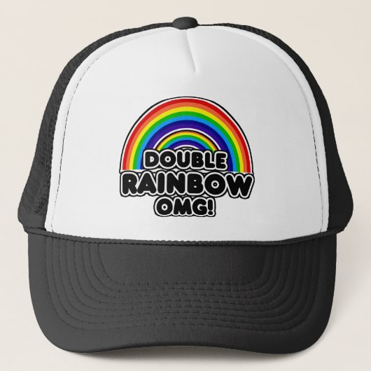 Casquette Double Rainbow OMG si intense (Devant)
