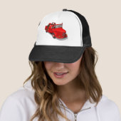 Casquette Douce Père Noël pompier (En situation)