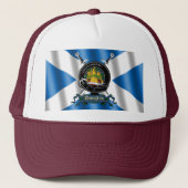 Casquette Douglas Clan Badge Scottish Trucker Chapeau (Devant)