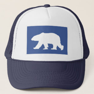 Casquette d'ours blanc. Faites une déclaration