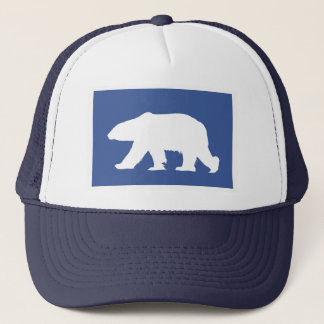 Casquette d'ours blanc. Faites une déclaration