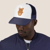 Casquette d'ours caricature très fort (En situation)