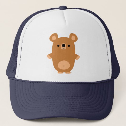 Casquette d'ours caricature très fort (Devant)