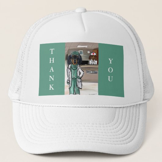 Casquette Doxie Docteur (Devant)