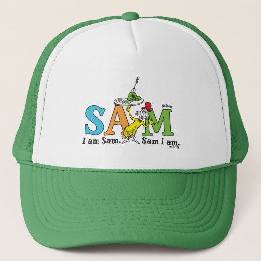 Casquette Dr. Seuss | Je suis Sam. Sam je suis. (Devant)