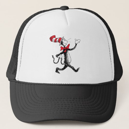 Casquette Dr. Seuss | Le Chat dans le Chapeau fait le Chat d (Devant)