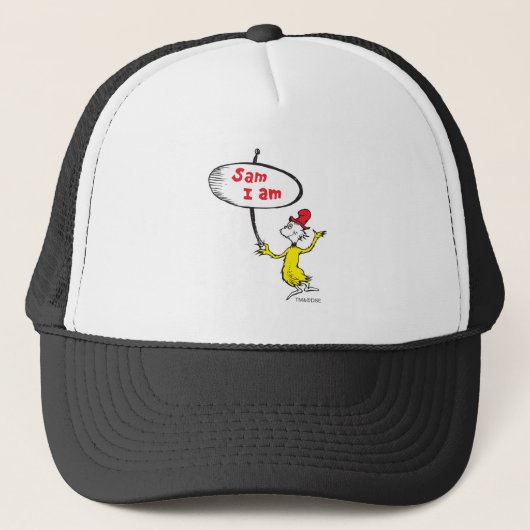 Casquette Dr Seuss | Symbole de retenue Sam-I-Am (Devant)