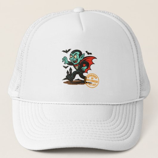 Casquette Dracula Vampire - Approuvé par Halloween (Devant)