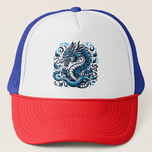 Casquette "Dragon à flamme de fer" (Devant)