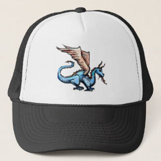 Casquette dragon bleu