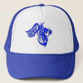 Casquette dragon bleu flamboyant (Devant)