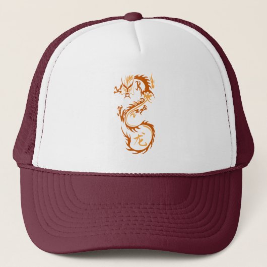Casquette Dragon chinois moderne (Devant)