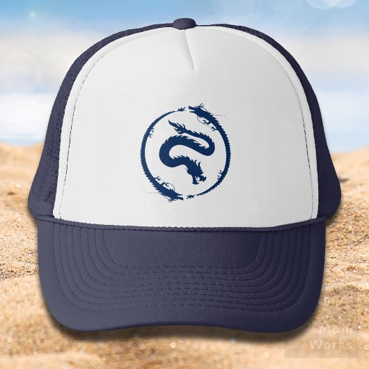 Casquette Dragon Circle en dark Blue