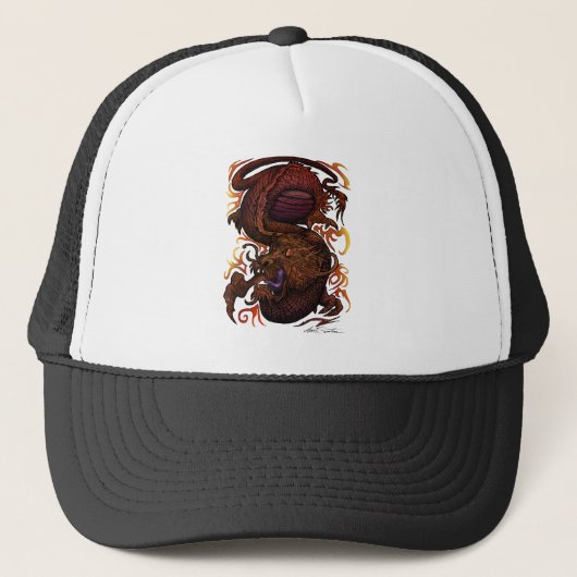 Casquette Dragon (conception de signature) (Devant)