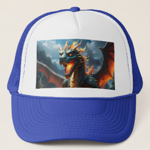 Casquette Dragon de respiration par le feu effrayant,