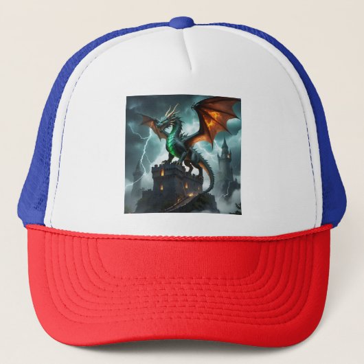 Casquette 🦕 🦖 Dragon Mythique Design 🐉 ✨ (Devant)