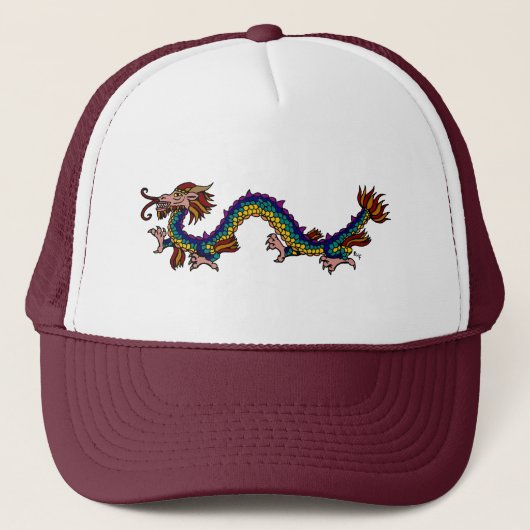 Casquette Dragon oriental (Devant)