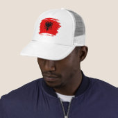 Casquette Drapeau albanais (En situation)