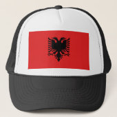 Casquette Drapeau albanais (Devant)