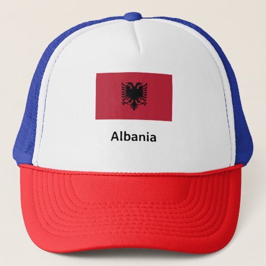 Casquette Drapeau Albanie (Devant)