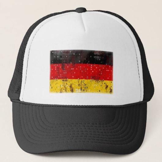Casquette Drapeau allemand grunge (Devant)
