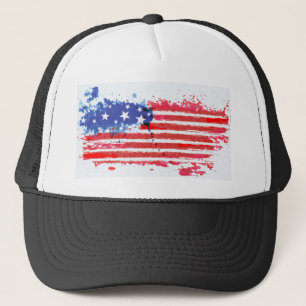 Casquette drapeau américain