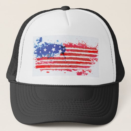 Casquette drapeau américain (Devant)