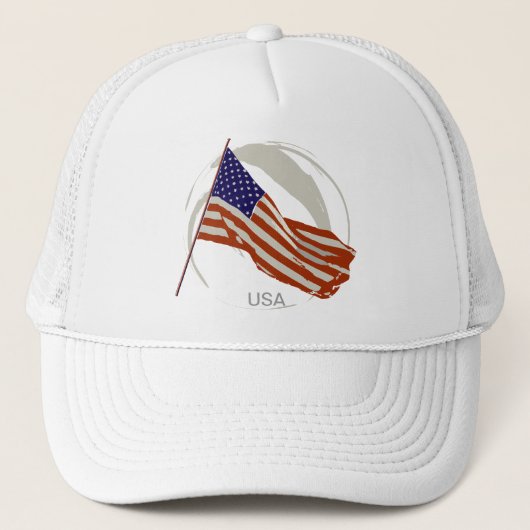 Casquette drapeau américain (Devant)