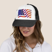 Casquette Drapeau américain (En situation)