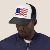 Casquette Drapeau américain (En situation)