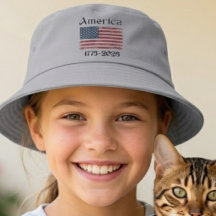 Drapeau américain 1776 à 2026 Enfants 250e Anniver