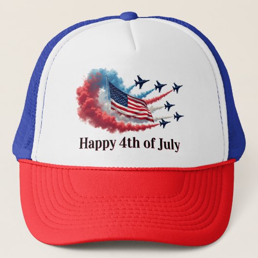Casquette Drapeau américain, 4 juillet (Devant)