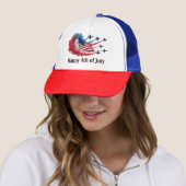 Casquette Drapeau américain, 4 juillet (En situation)