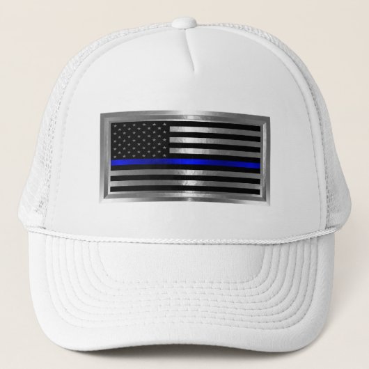 Casquette Drapeau américain à rayure bleue pour l'applicatio (Devant)