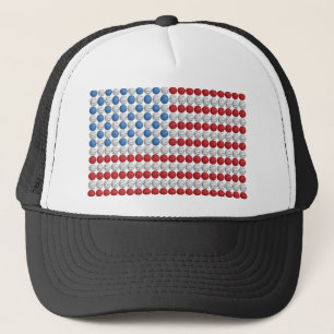 Casquette Drapeau américain de basket-ball