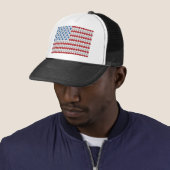Casquette Drapeau américain de basket-ball (En situation)