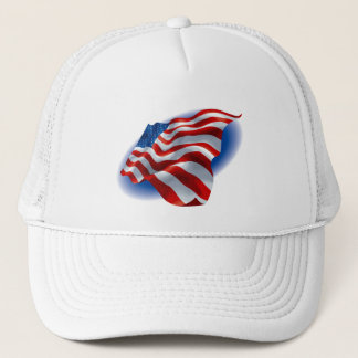 CASQUETTE DRAPEAU AMÉRICAIN DE ONDULATION