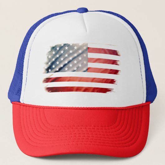 Casquette Drapeau américain en détresse (Devant)