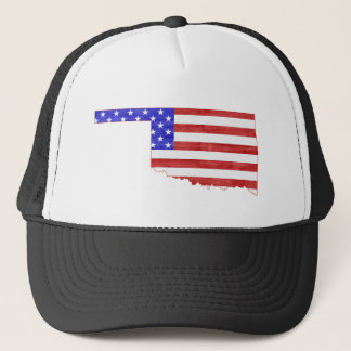 Casquette Drapeau américain en forme d'Oklahoma Patriotique