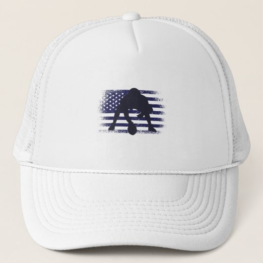 Casquette Drapeau américain Fan Jersey Shirt USA (Devant)