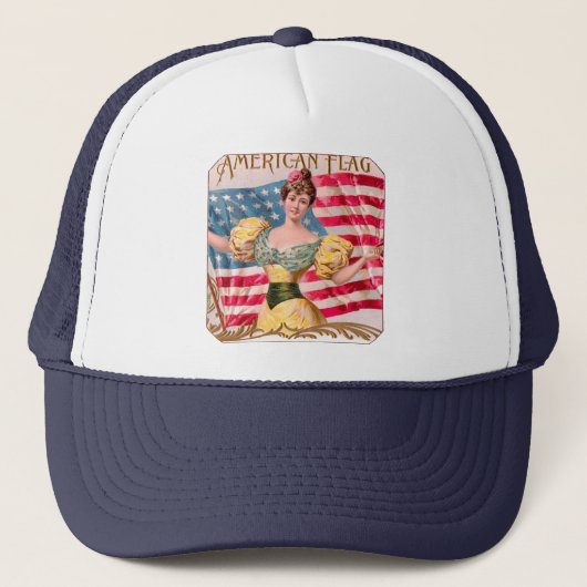 Casquette Drapeau américain Lady Liberty Independence (Devant)