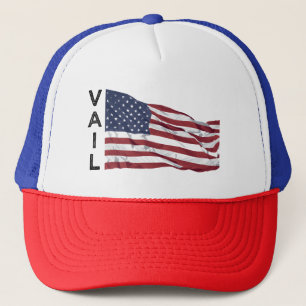 Casquette Drapeau américain patriotique de montagne Vail Col