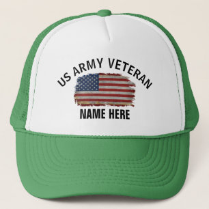 Casquette Drapeau américain personnalisé pour vétéran améric