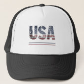 Casquette * Drapeau AP16 Patriotic Grunge American Baseball  (Devant)