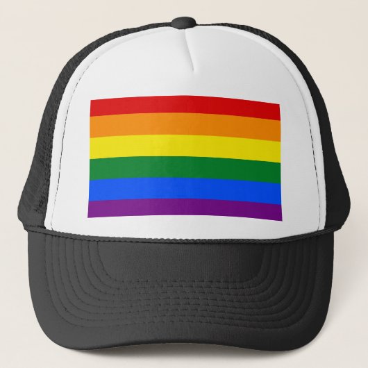 Casquette Drapeau arc-en-ciel (Devant)